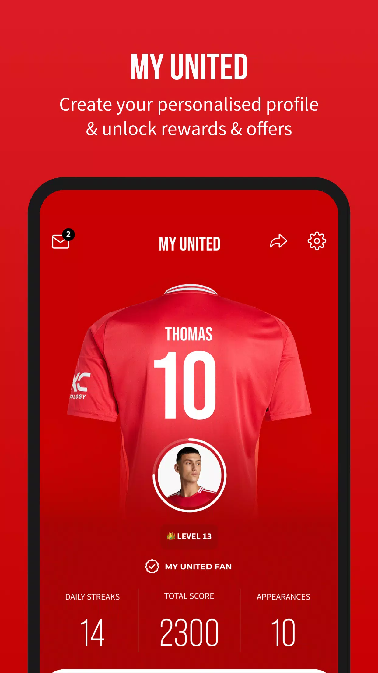 Manchester United Official App スクリーンショット 3