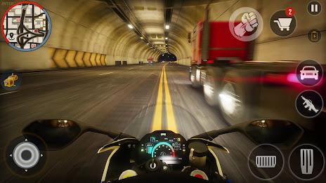 Highway Bike Riding & Racing スクリーンショット 1