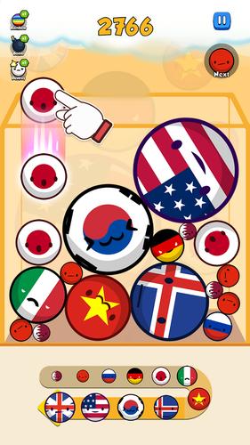Country Ball: Mix Ball Drop Captura de tela 0