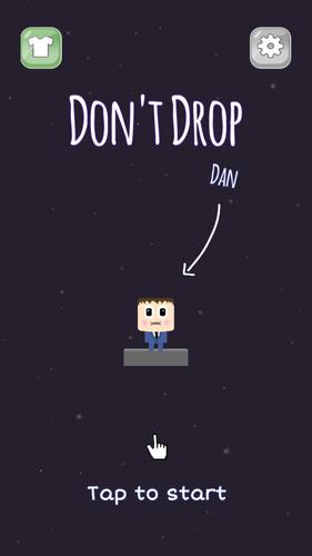 Don't Drop Dan: Tap to survive Screenshot 0