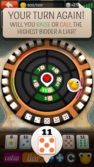 Liar’s Dice Online Multiplayer Schermafbeelding 2
