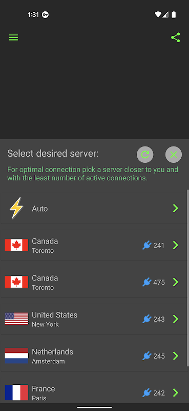 Free VPN Services .org Captura de tela 1