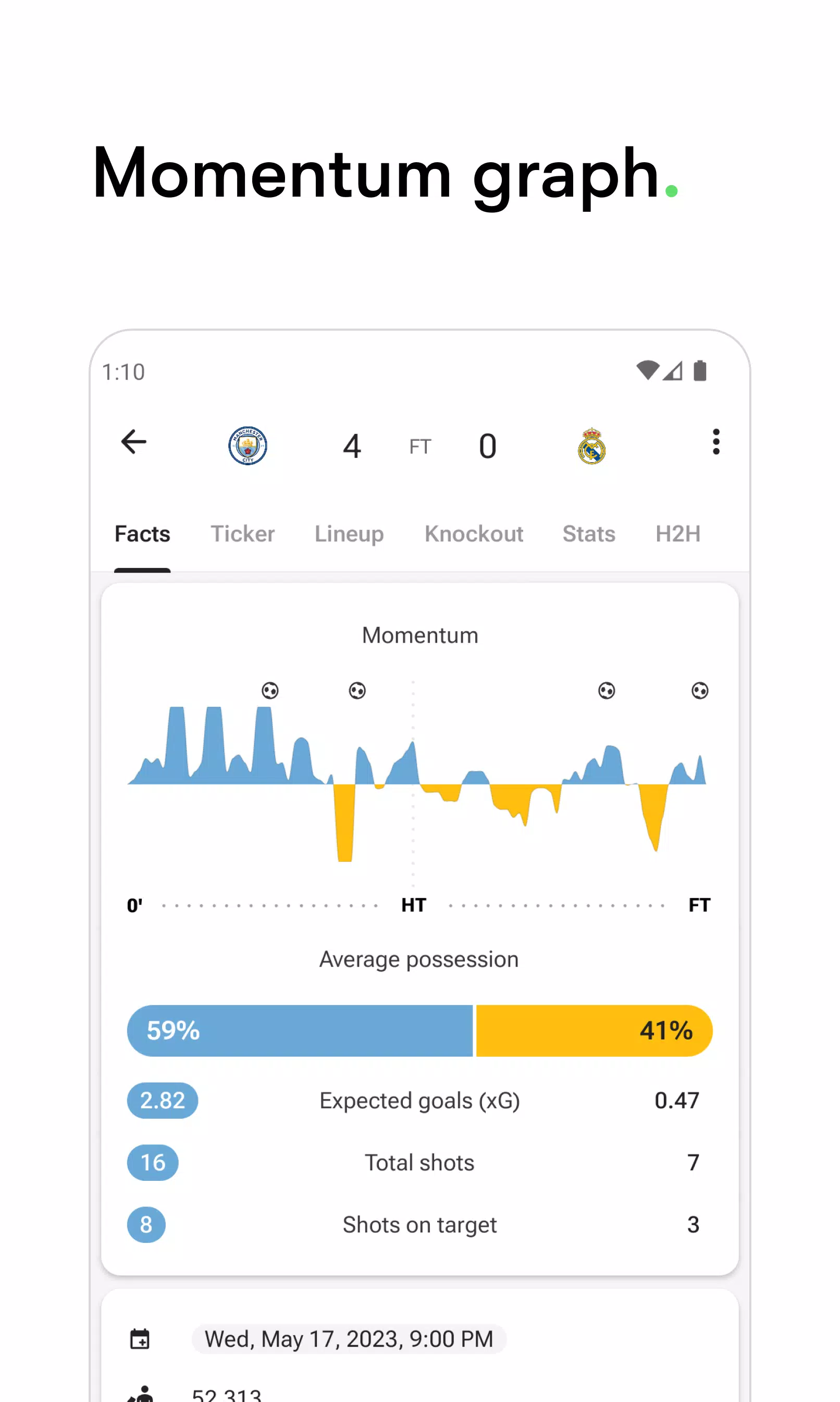 FotMob - Soccer Live Scores Screenshot 1