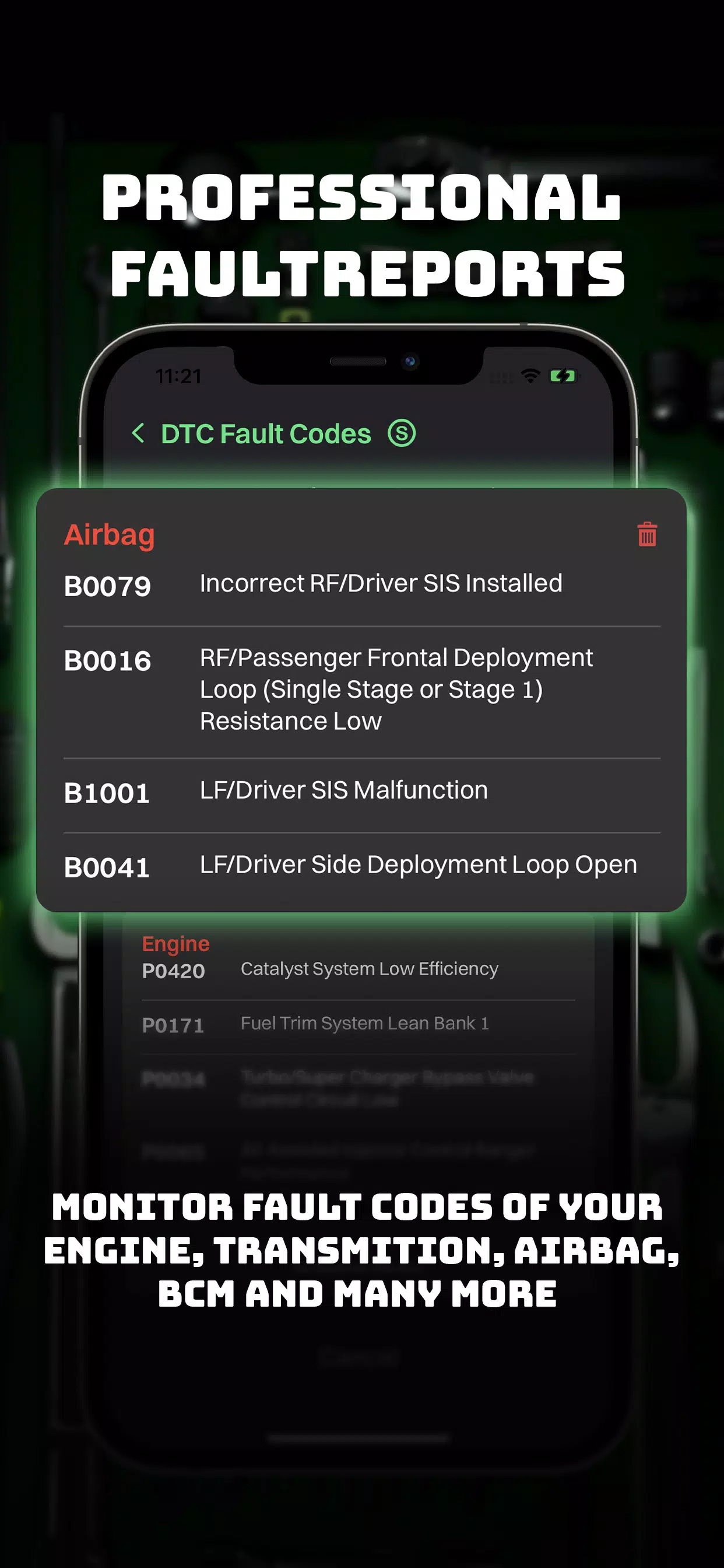 ULTRA OBD OBD2 CAR SCANNER ELM Schermafbeelding 1