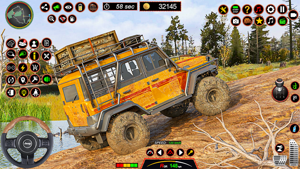 4x4 Jeep Driving Offroad Games スクリーンショット 0