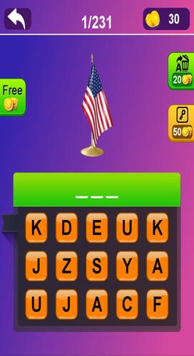 Flag Quiz 螢幕截圖 1