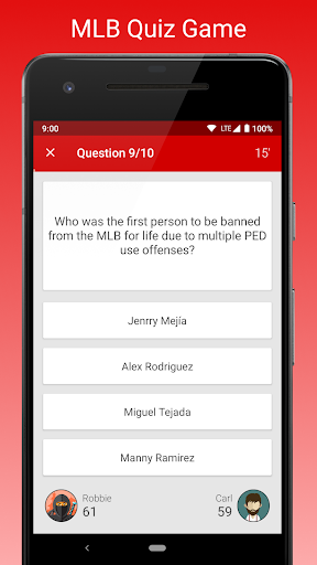 Fan Quiz for MLB 螢幕截圖 0