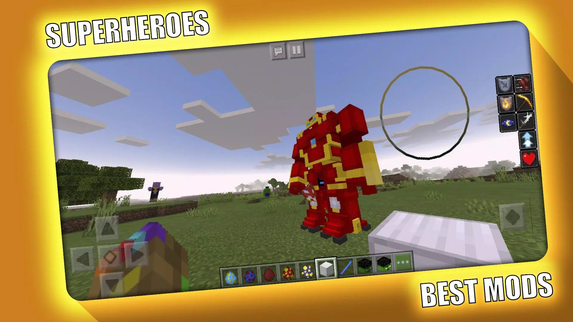 Schermata Superheroes Mod for Minecraft 0