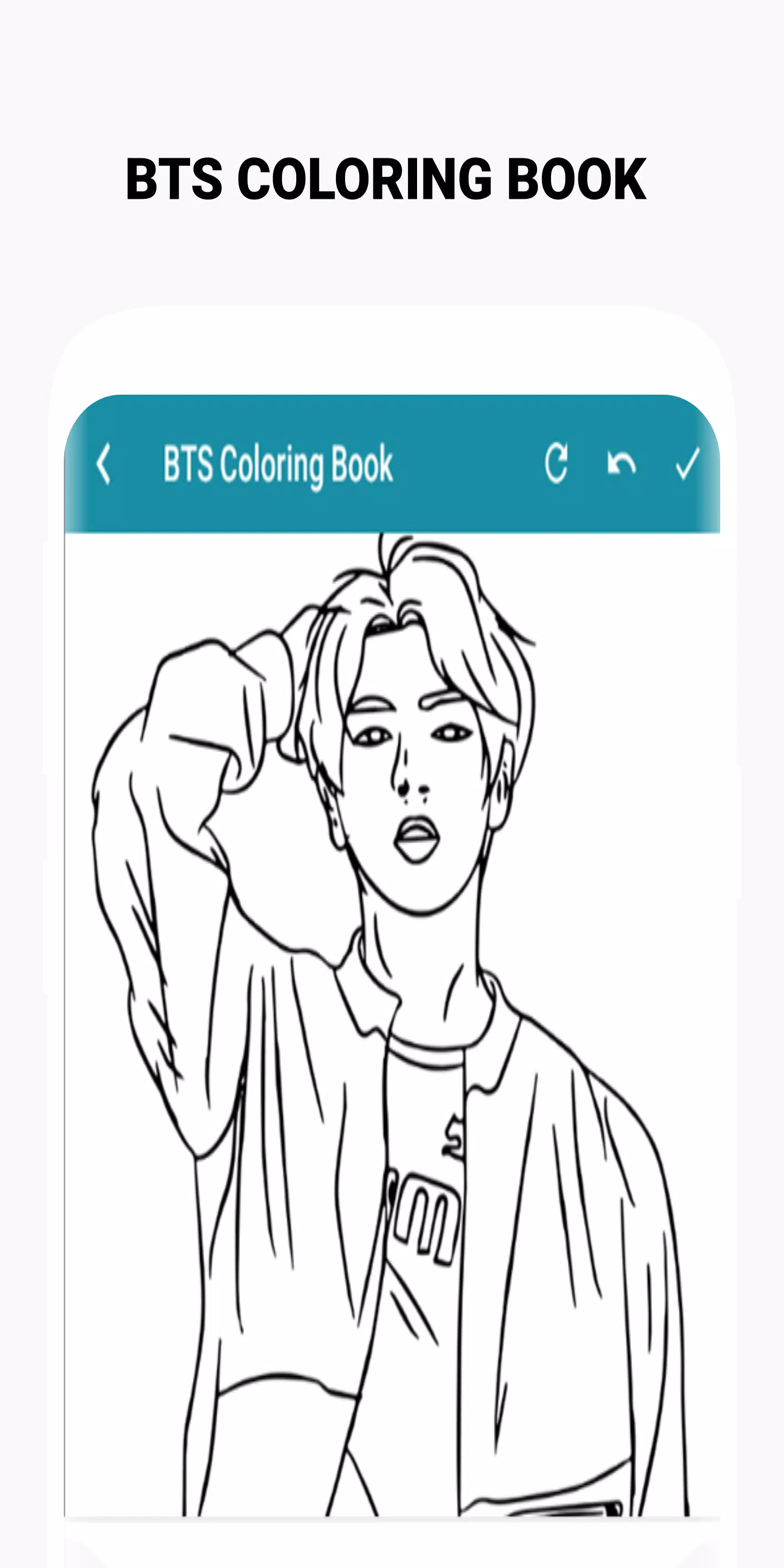 BTS Coloring Book Ảnh chụp màn hình 2