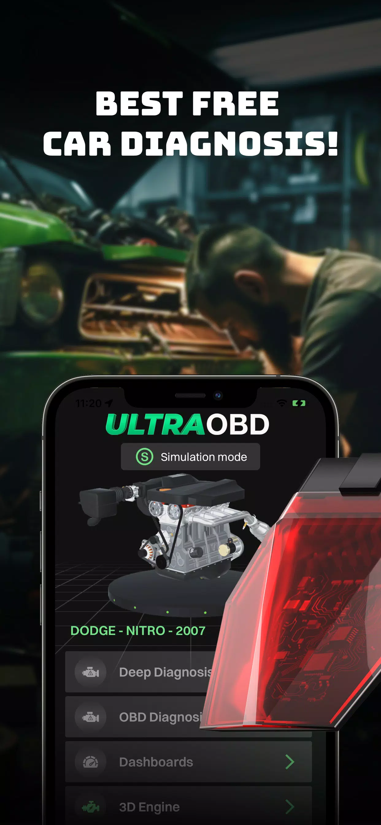 ULTRA OBD OBD2 CAR SCANNER ELM ဖန်သားပြင်ဓာတ်ပုံ 0