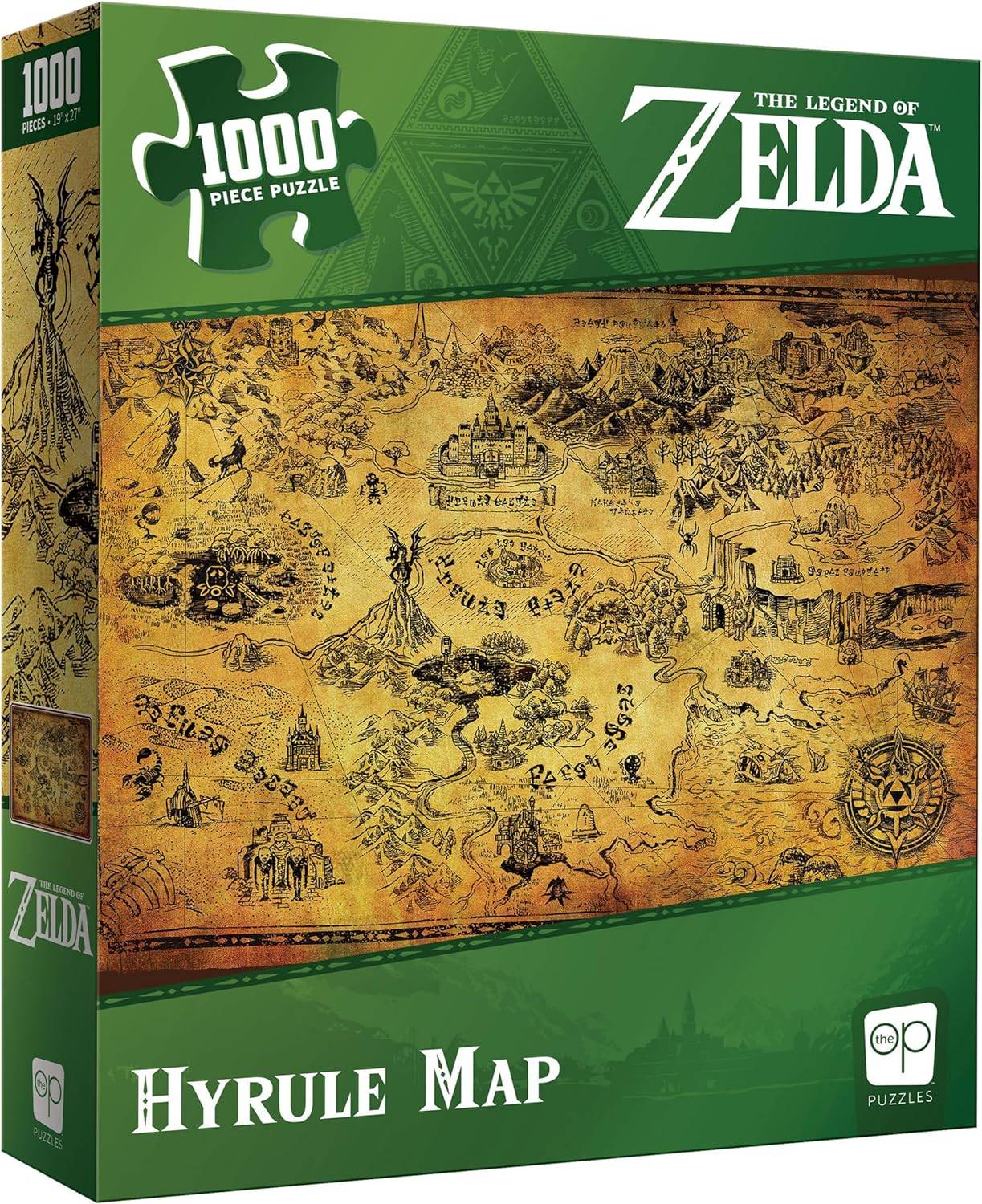 Zelda Hyrule Map的傳奇1,000拼圖拼圖難題