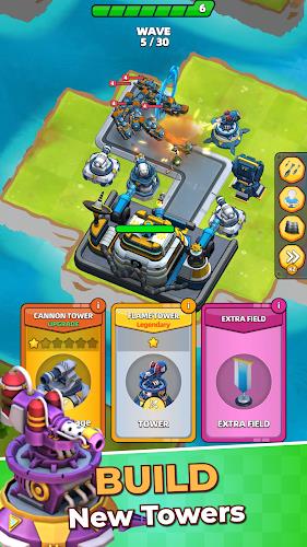 Island Defense TD - Tower War Screenshot 1