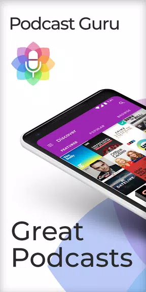 Podcast Guru - Podcast App Tangkapan skrin 0