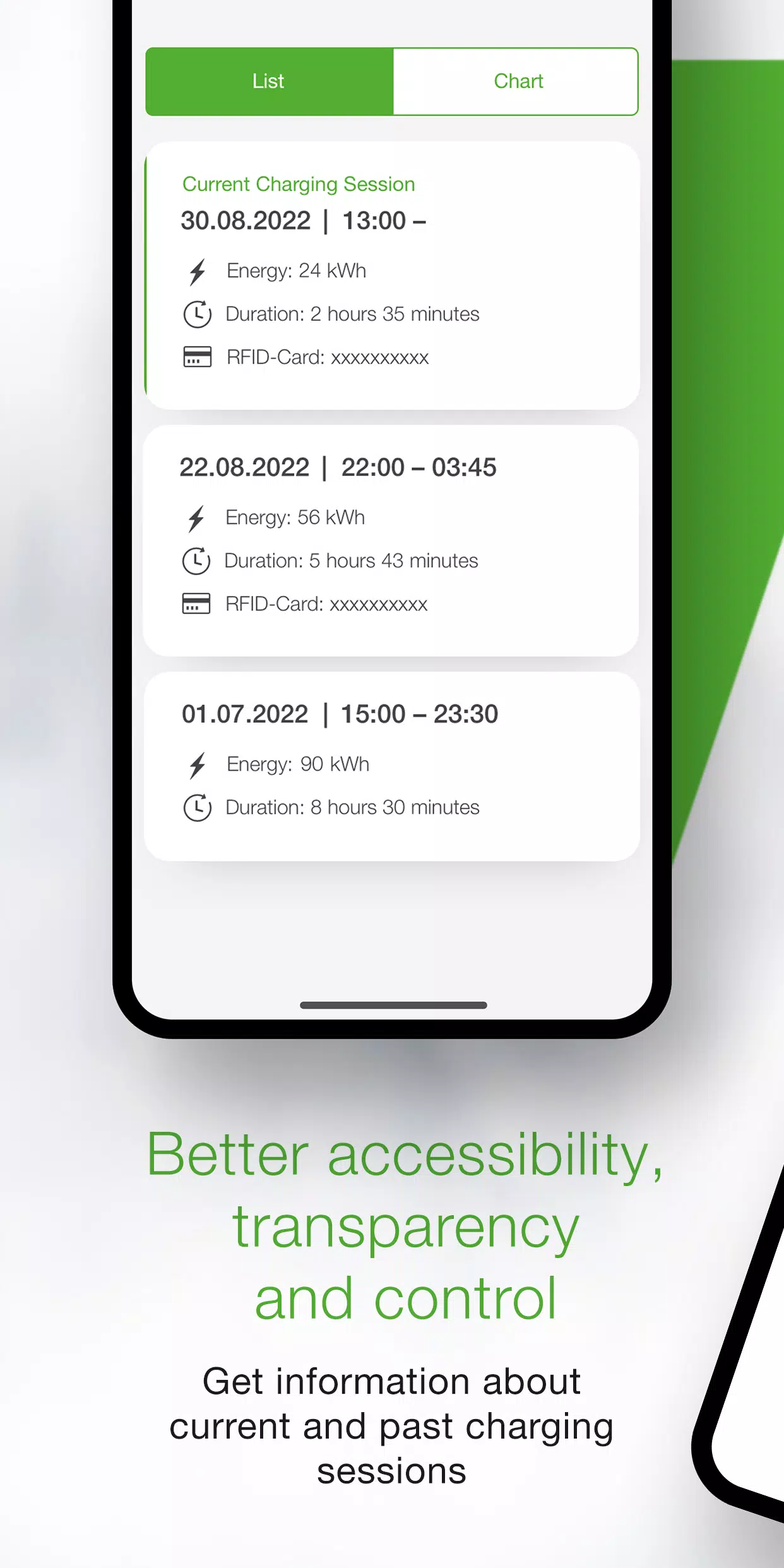 KEBA eMobility App Screenshot 1