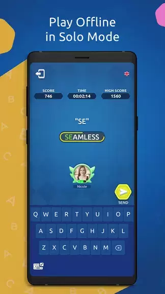 Wordy - Multiplayer Word Game Ekran Görüntüsü 1