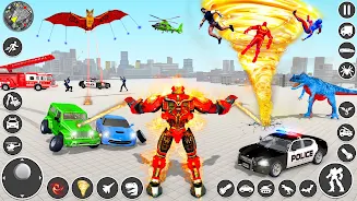 Robot Game Mobil pmk Car Games Tangkapan skrin 0