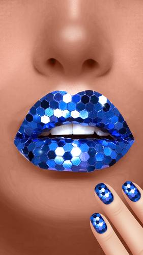 Lip Art Beauty DIY Makeup Game 螢幕截圖 0