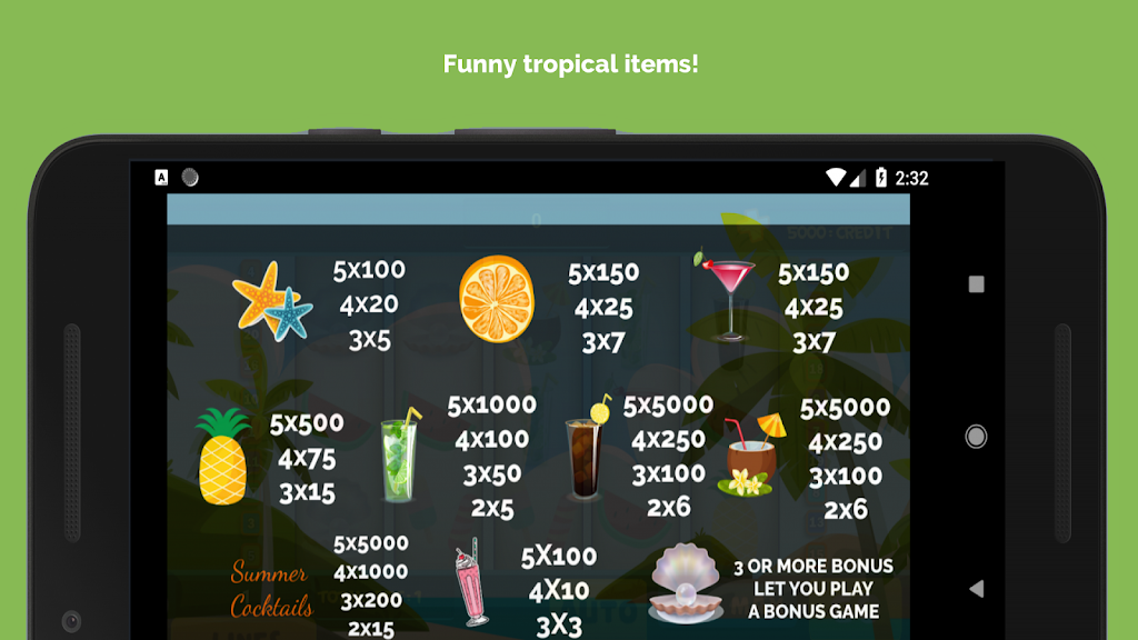Lucky Vegas - Summer Cocktail Slot Jackpot Machine 螢幕截圖 2