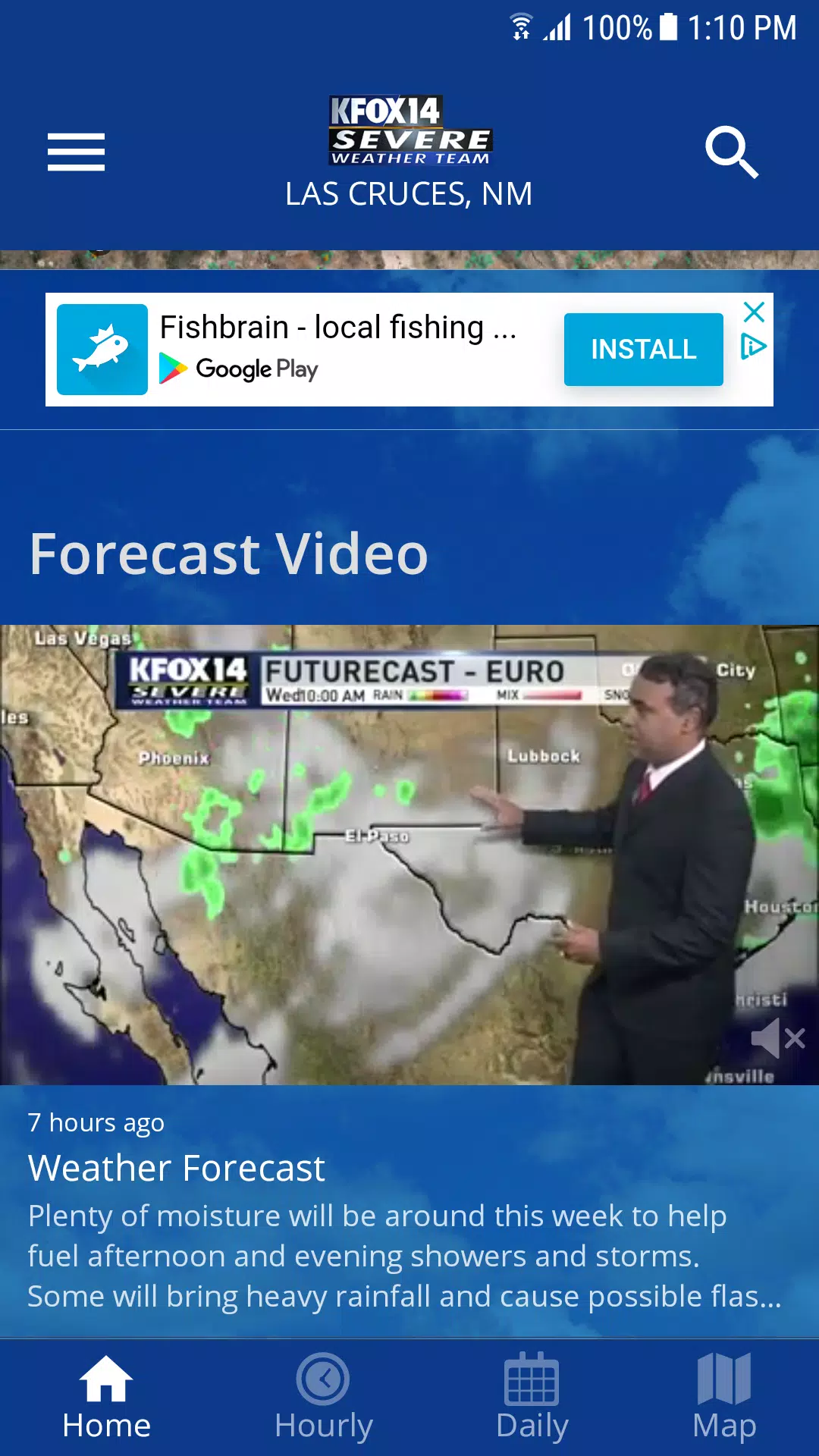 KFOX14 WX Screenshot 1