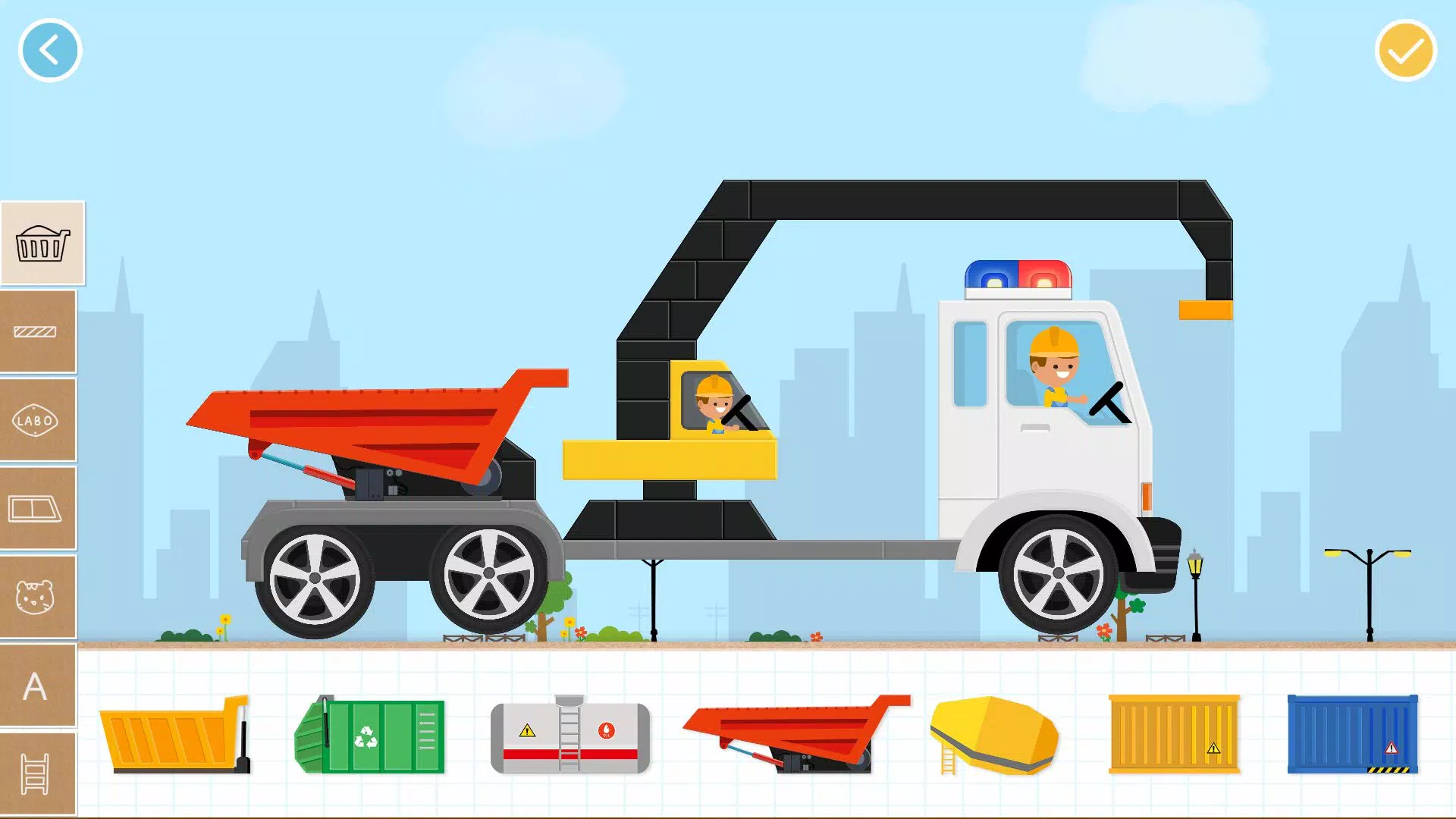 Labo Brick Car 2 Game for Kids Screenshot 0