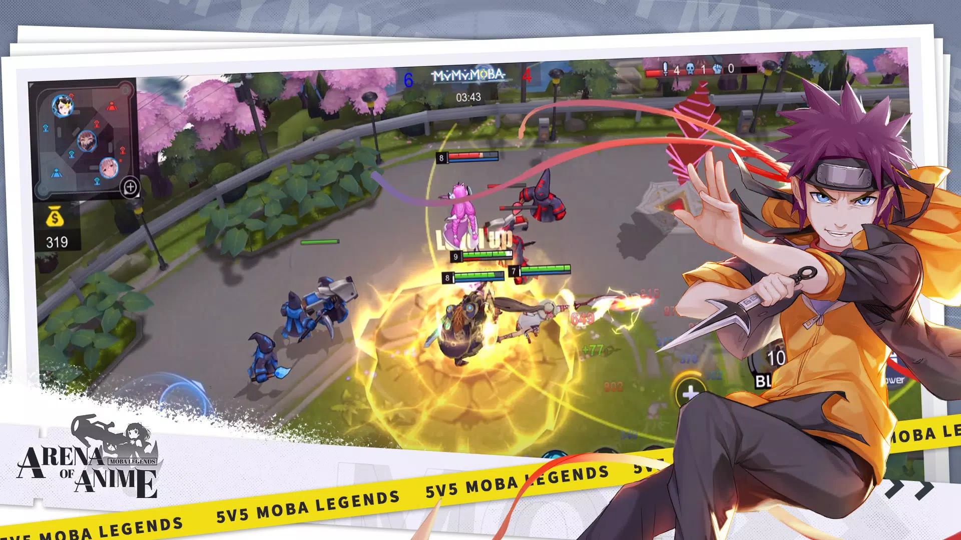Arena of Anime: MOBA Legends 螢幕截圖 3
