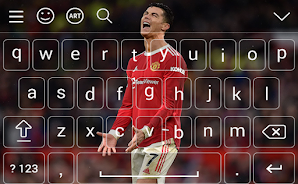 Cristiano CR7 MANU Keyboard Screenshot 3