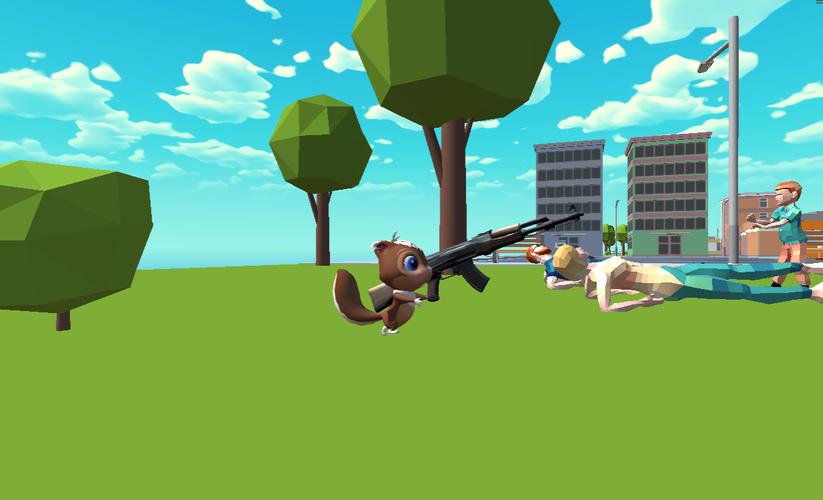 SQUIRREL WITH A GUN Tangkapan skrin 2