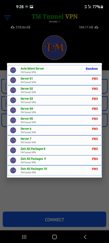 Schermata TM Tunnel VPN 2