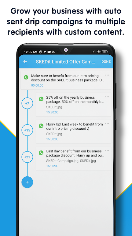 SKEDit: Auto Message Scheduler 스크린샷 3