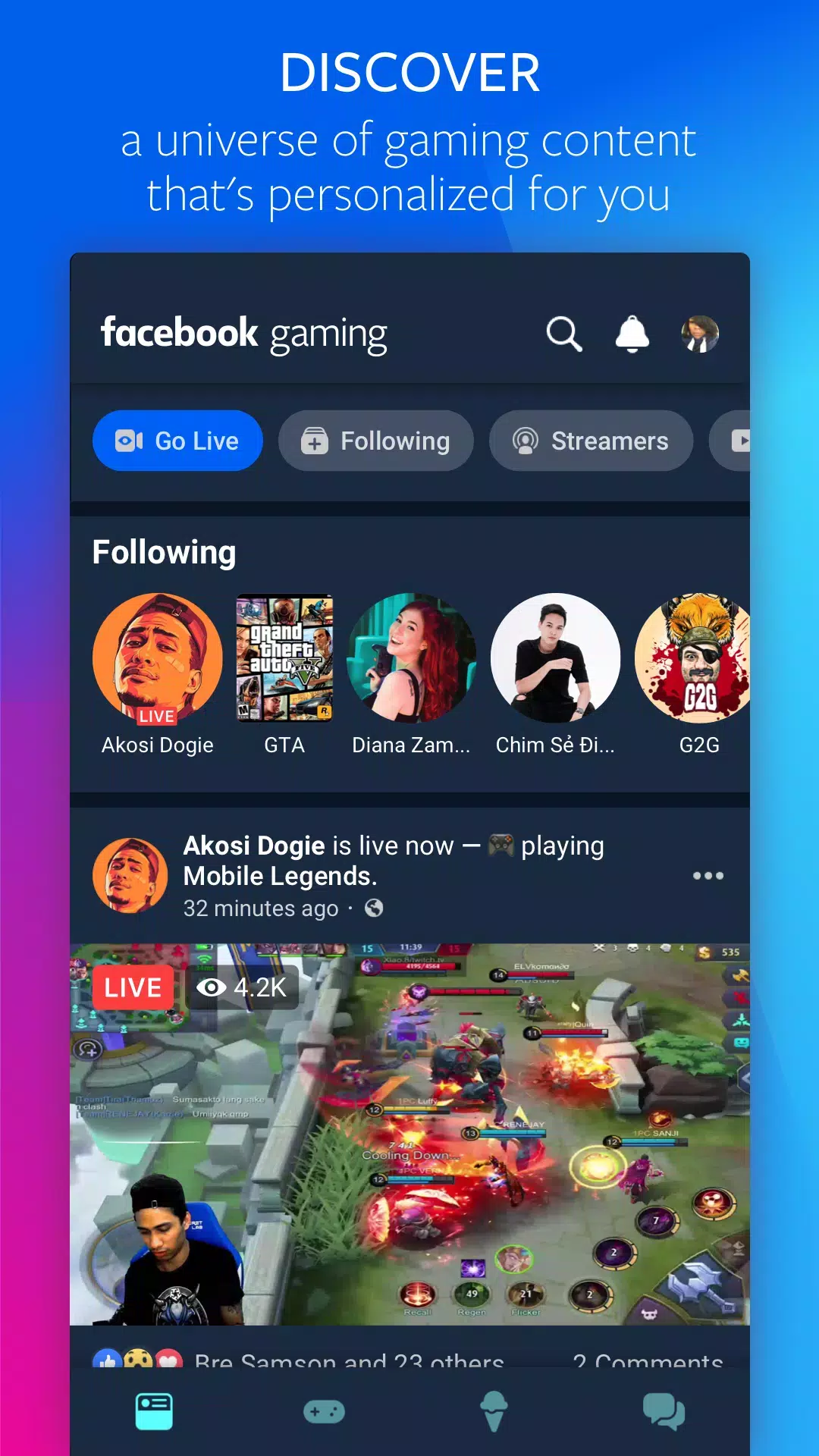 FaÇebook Gaming: Play, Watch, Screenshot 1