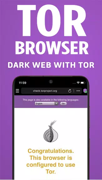 TOR Browser: OrNET Onion Web Captura de pantalla 1