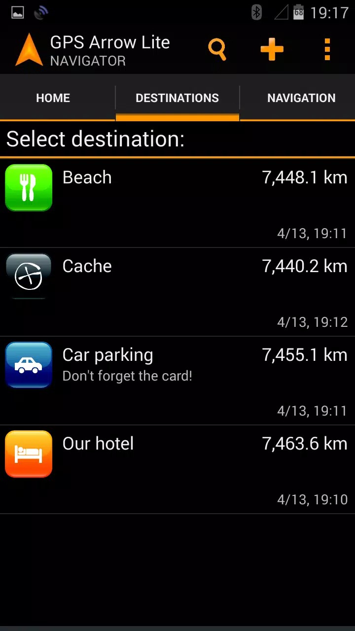 GPS Arrow Navigator LITE Tangkapan skrin 1