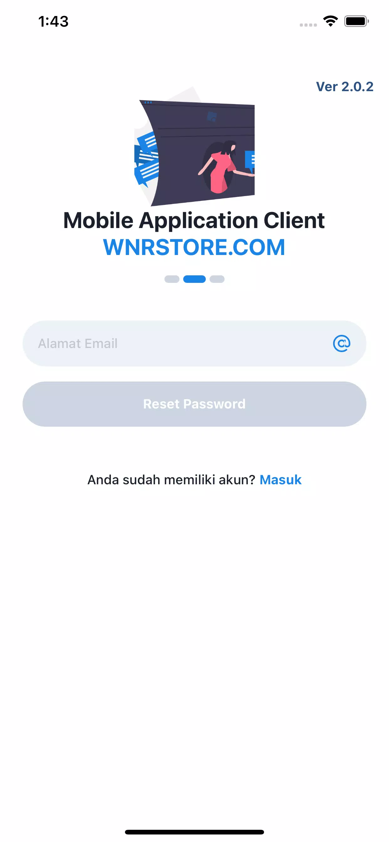 WNRStore Mobile - Jasa SMS OTP স্ক্রিনশট 1