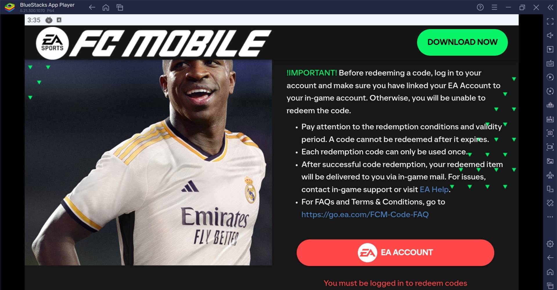 EA SPORTS FC™ Mobile足球游戏 - 2025年1月所有可用的兑换码