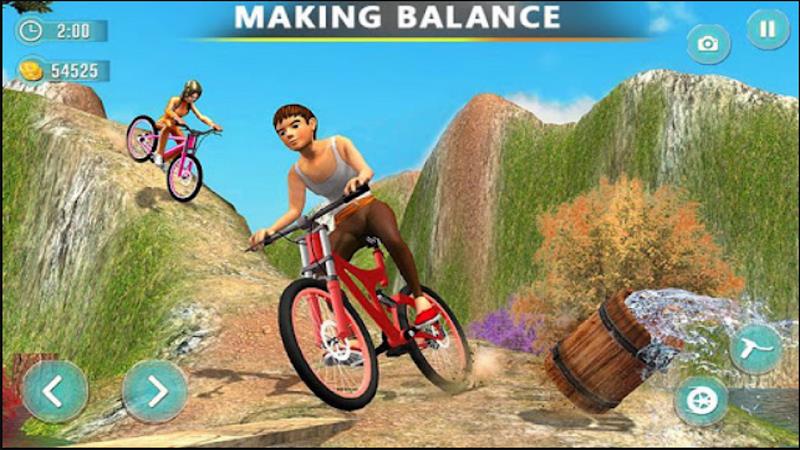 Offroad Bicycle Bmx Stunt Game Schermafbeelding 2