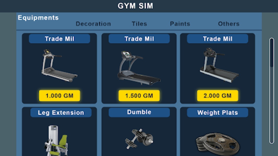 Gym simulator 24 : Gym Tycoon 螢幕截圖 1