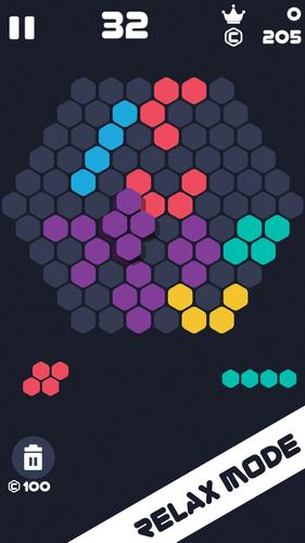 Hexa Brick: Hexagon Block 1010 Screenshot 1