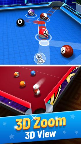 8 Ball Shoot It All - 3D Pool スクリーンショット 1