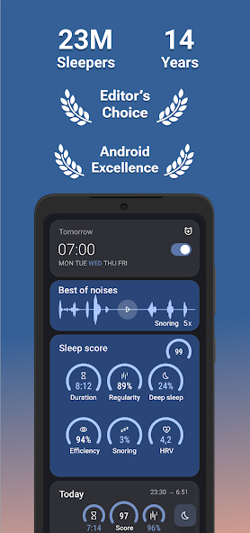 Sleep as Android: Smart alarm Mod Schermafbeelding 0