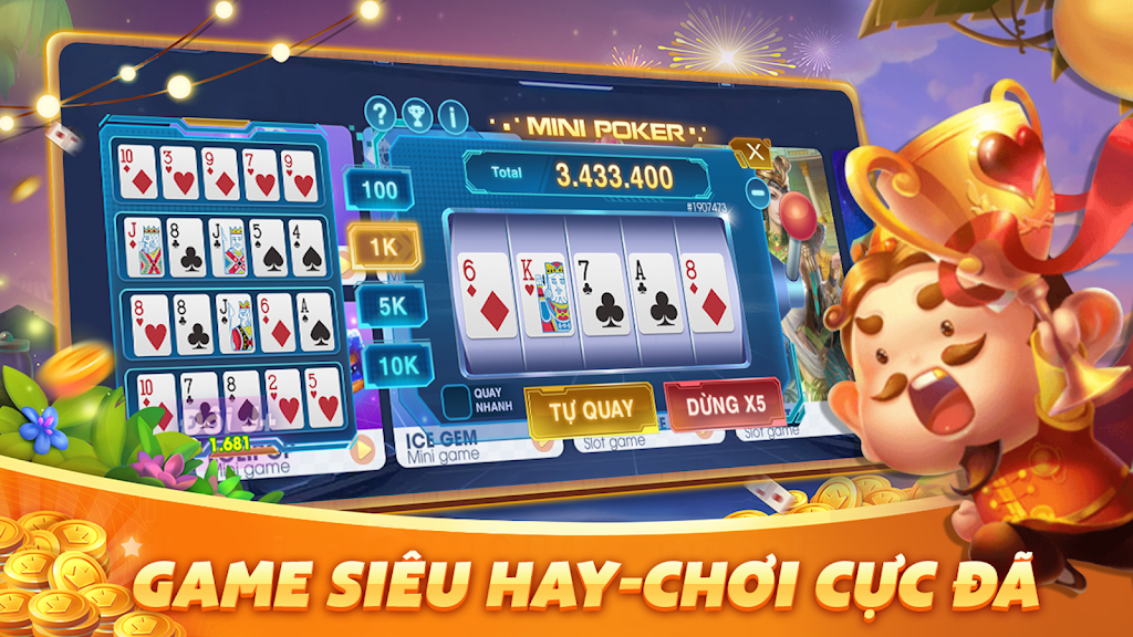 Donclub Tài Xỉu – Xóc Đĩa スクリーンショット 1
