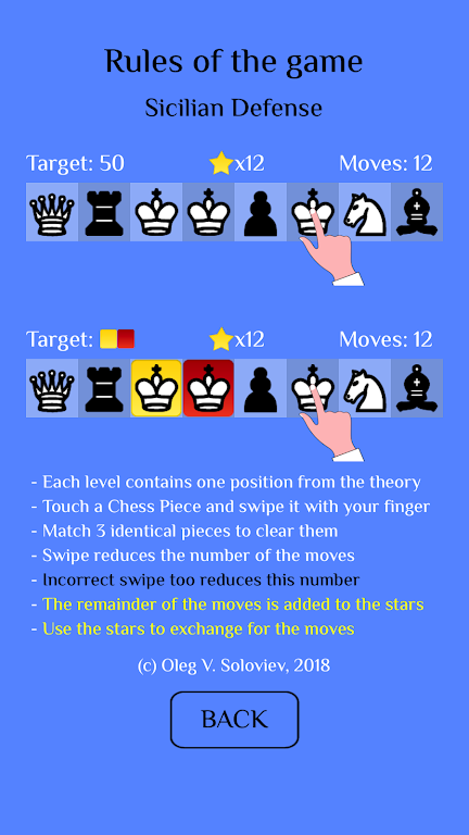 Chess Match-3: Sicilian スクリーンショット 2