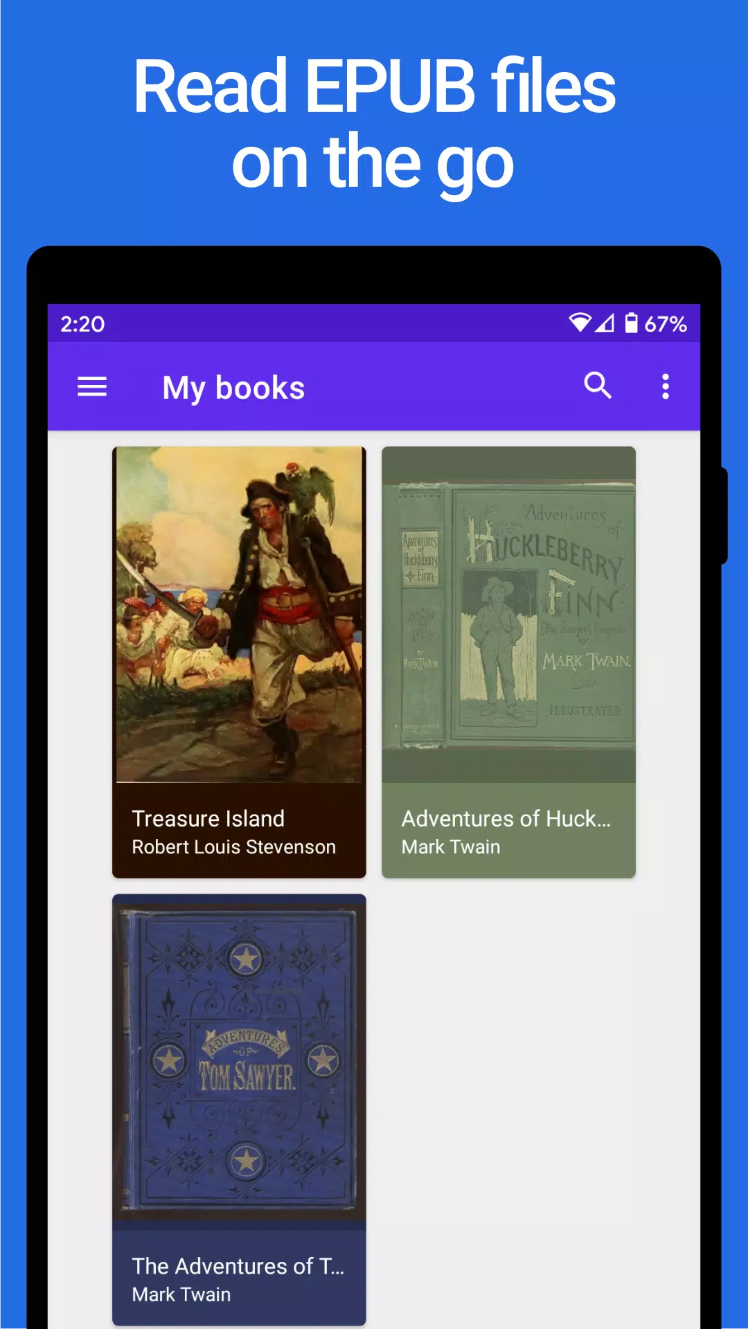 Lithium: EPUB Reader 螢幕截圖 0
