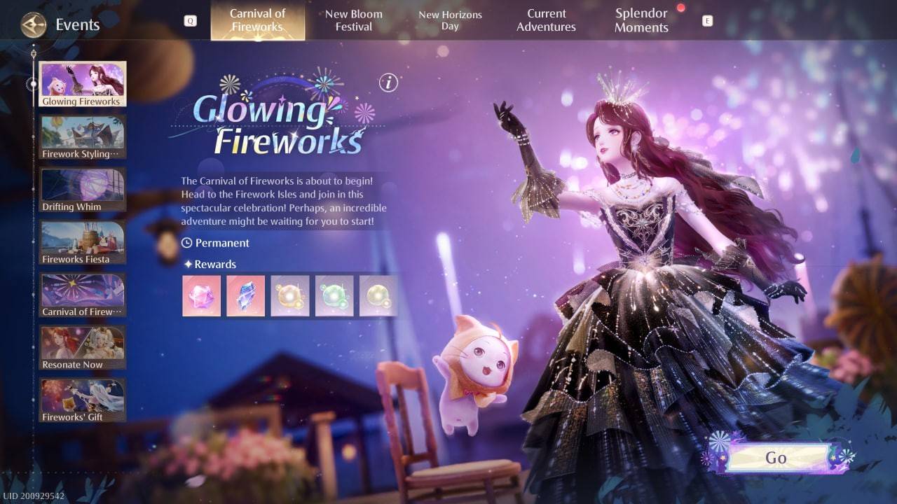 Participating in Infinity Nikki Events