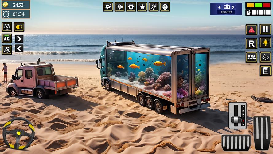 Euro Transporter Truck Games スクリーンショット 2