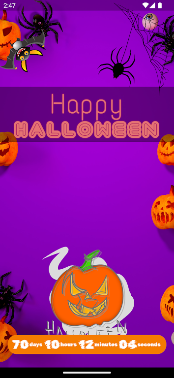 How long until Halloween? 螢幕截圖 1