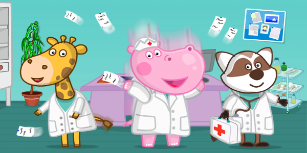 Hippo doctor: Kids hospital スクリーンショット 2