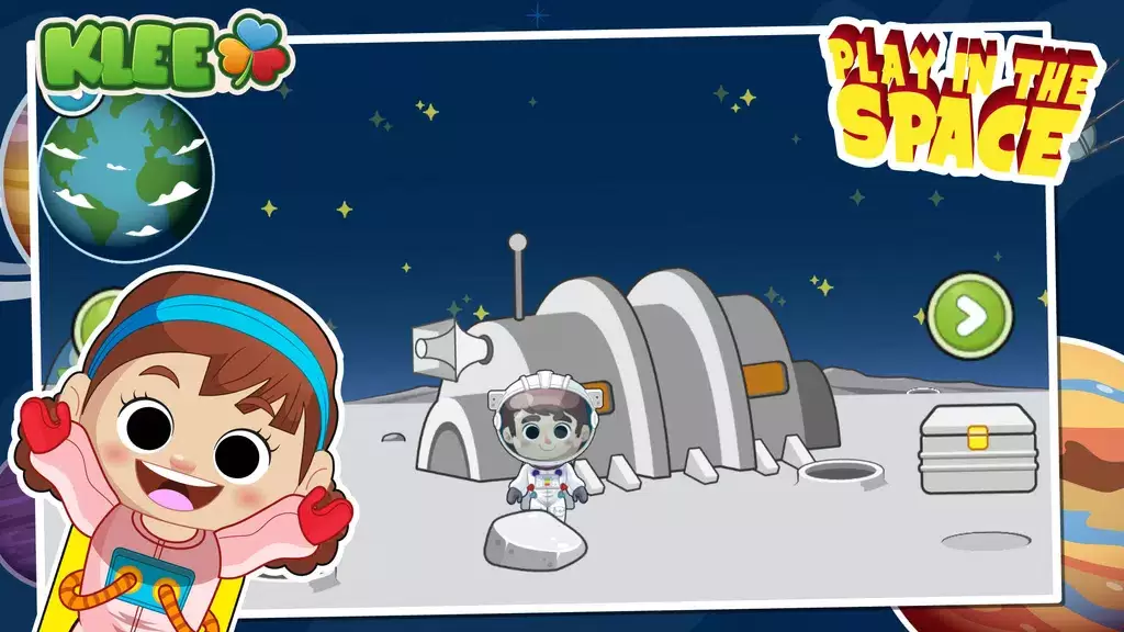 Play city SPACE Game for kids 螢幕截圖 0