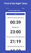 Third of the Night Calculator Screenshot 2