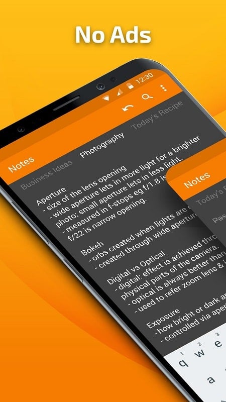 Notas Simples Pro Captura de tela 0
