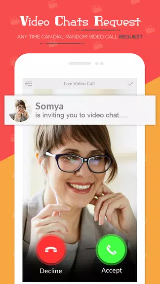 Live Video Chat - Random Video Call with Girls Captura de tela 3